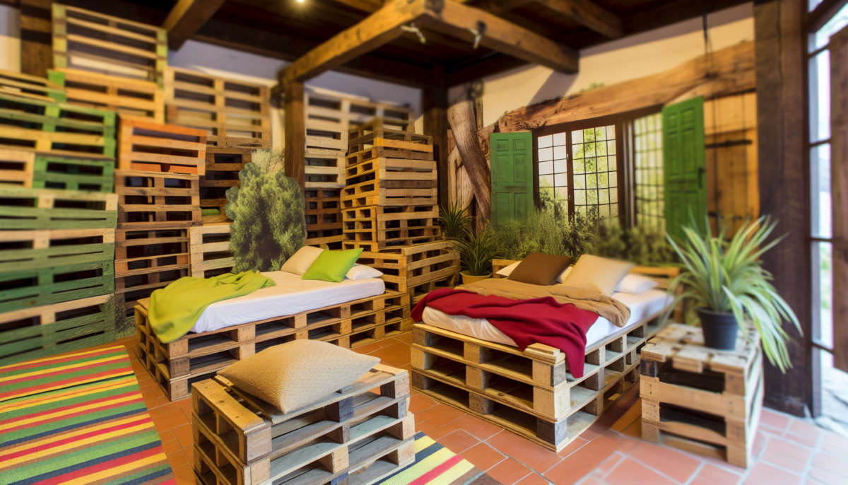 Materialien und Werkzeuge für Ihr Palettenbett